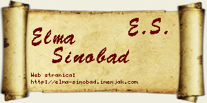 Elma Sinobad vizit kartica